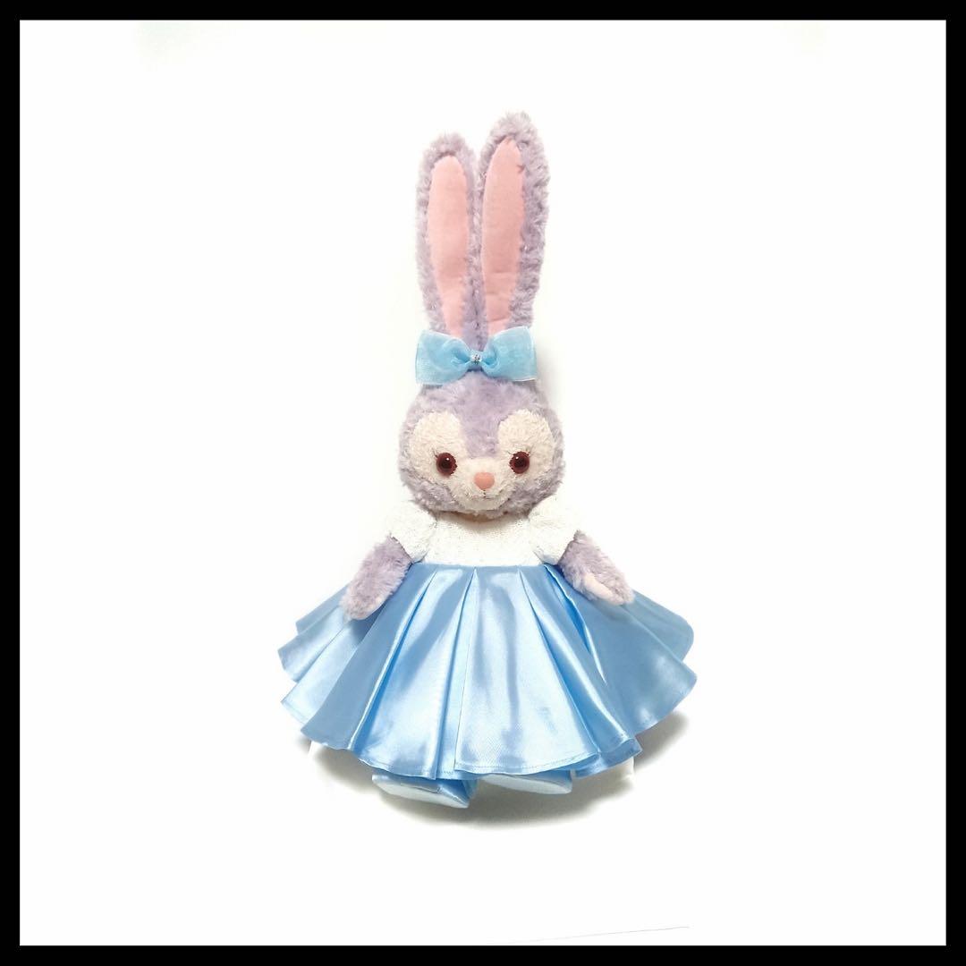 ステラルー コスチューム Sサイズぬいぐるみ用 ドレス ライトブルー ホワイト