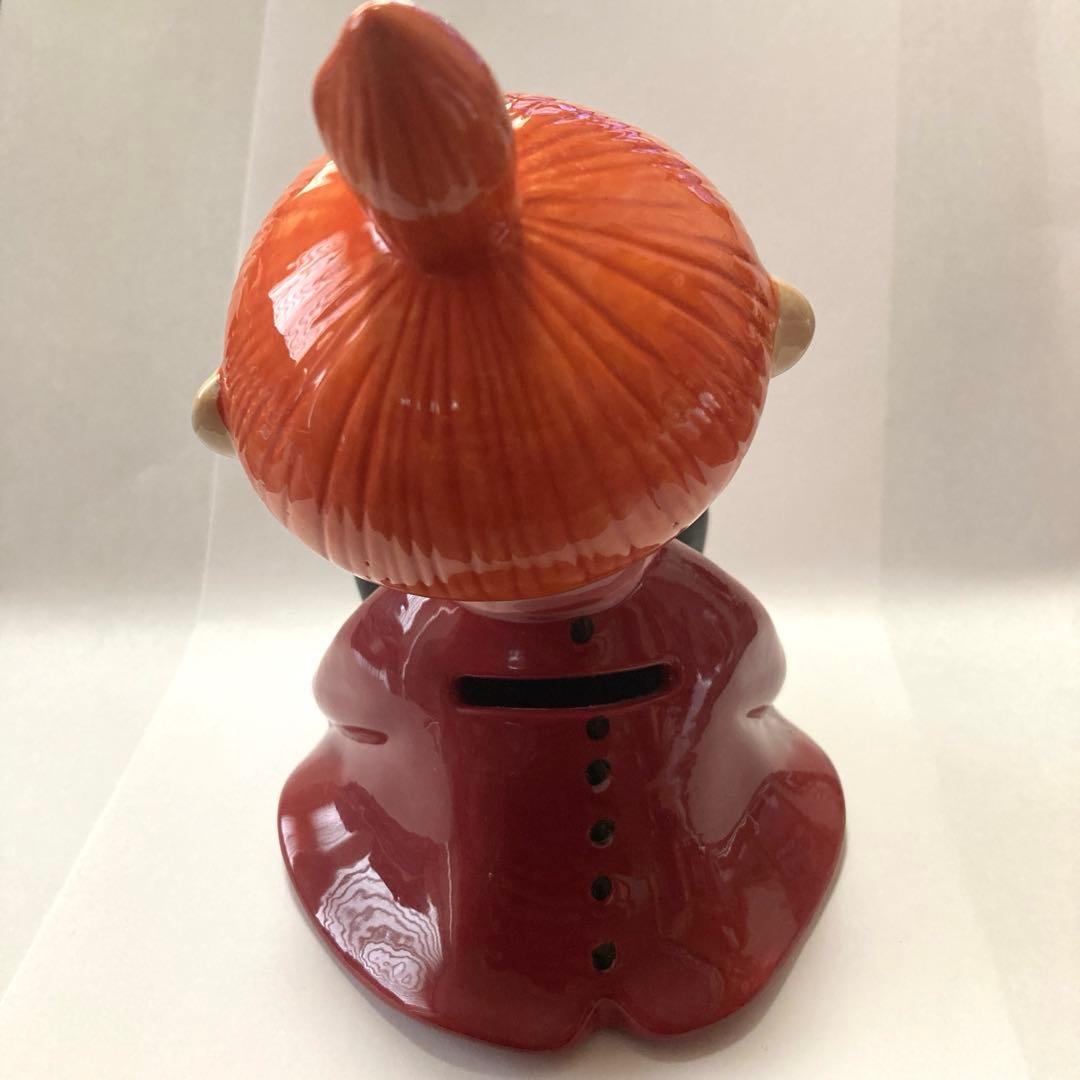 【当時物レア】MOOMIN ムーミンバンク リトルミイ 　陶器貯金箱