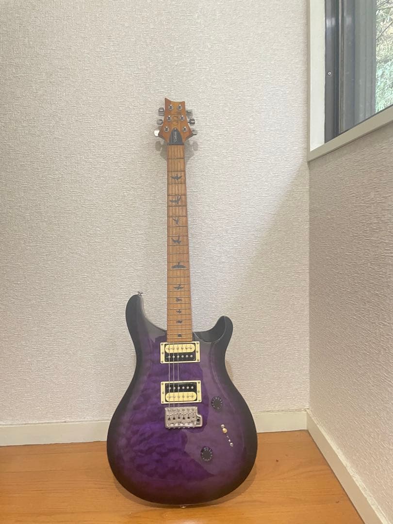 PRS SE Custom 24 エレキギター パープル 純正ギグバッグ付き