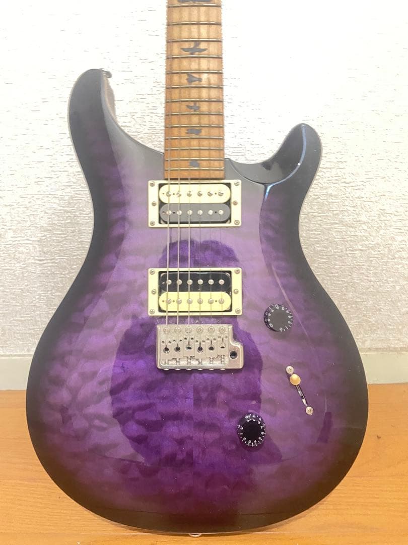 PRS SE Custom 24 エレキギター パープル 純正ギグバッグ付き