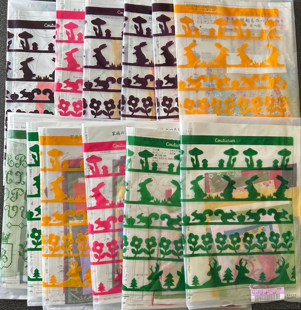フェリシモ　干支と縁起もの　つるし飾り　+ 和飾り　キット　　まとめ売り