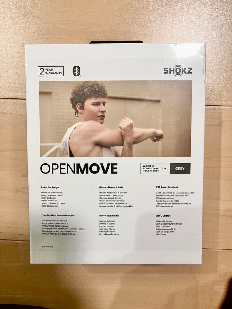 【新品・未開封】SHOKZ OPENMOVE 骨伝導イヤホン