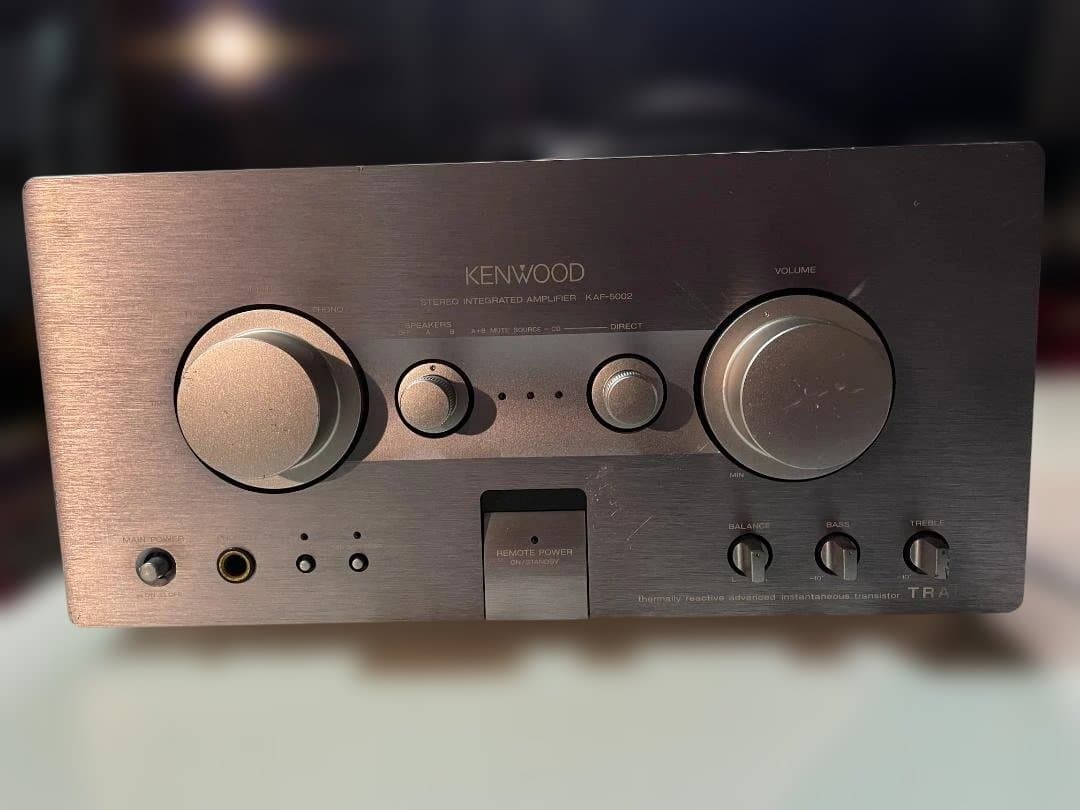KENWOOD K's KAF-5002 プリメインアンプ 通電確認のみ
