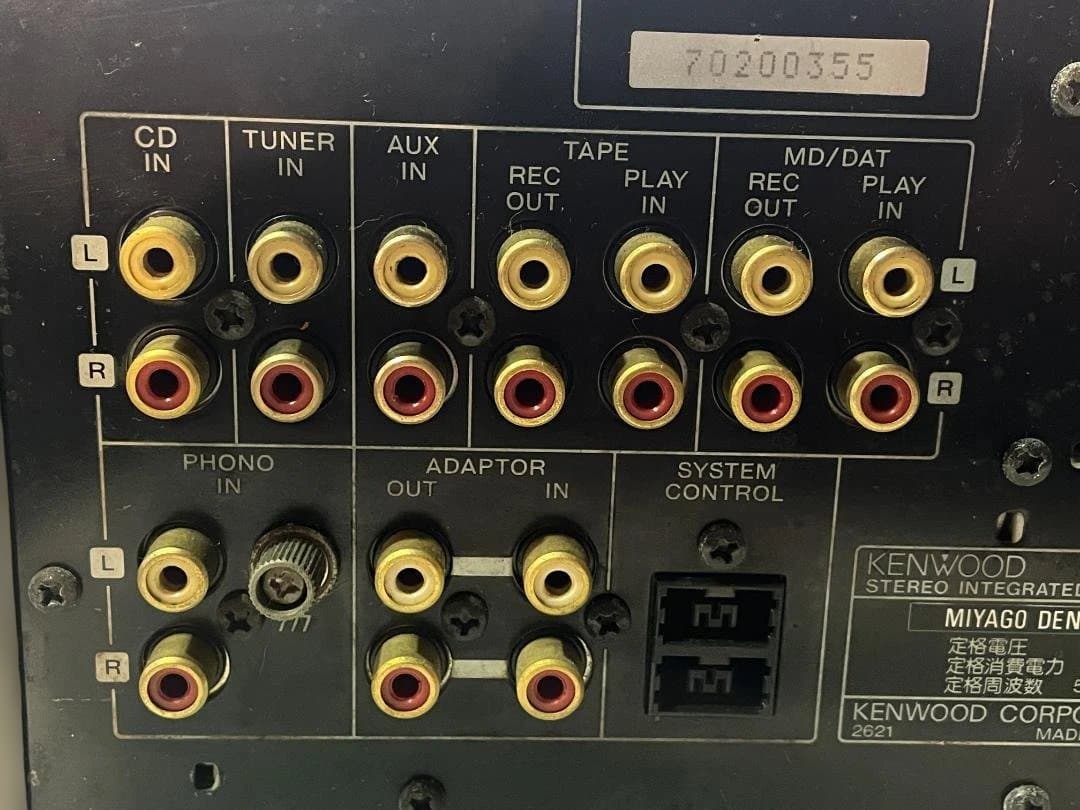 KENWOOD K's KAF-5002 プリメインアンプ 通電確認のみ