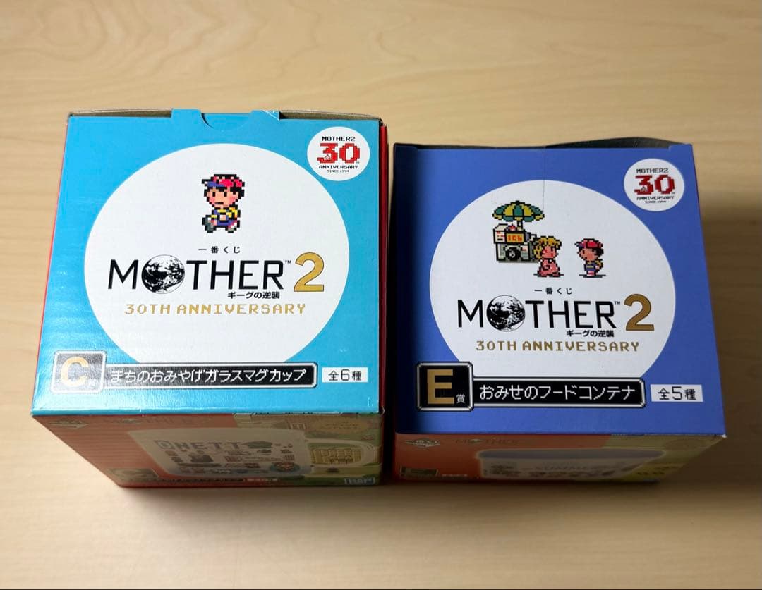一番くじ MOTHER2 ガラスマグカップ　フードコンテナ