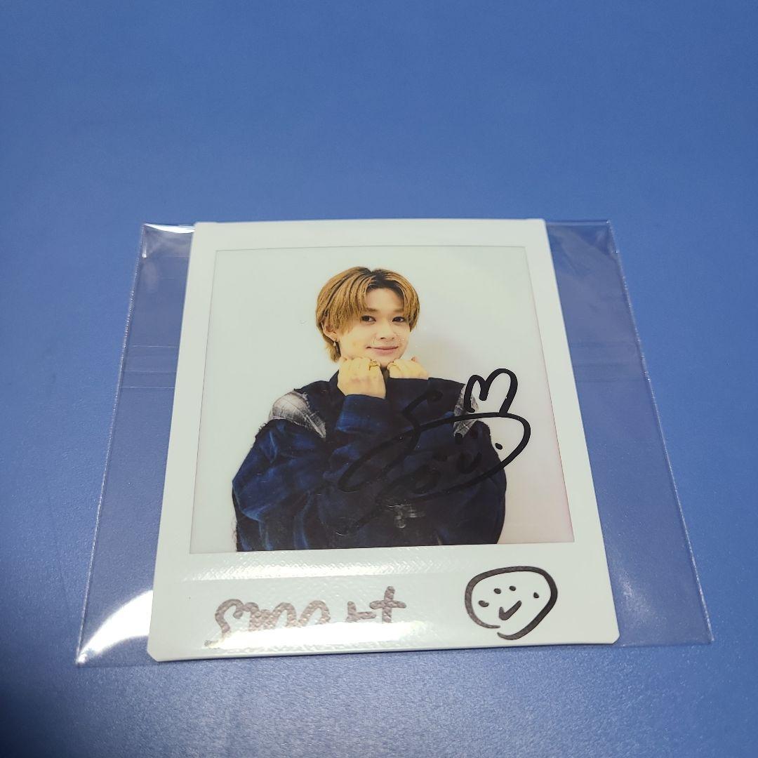 小川史記　チェキ　写真　サイン