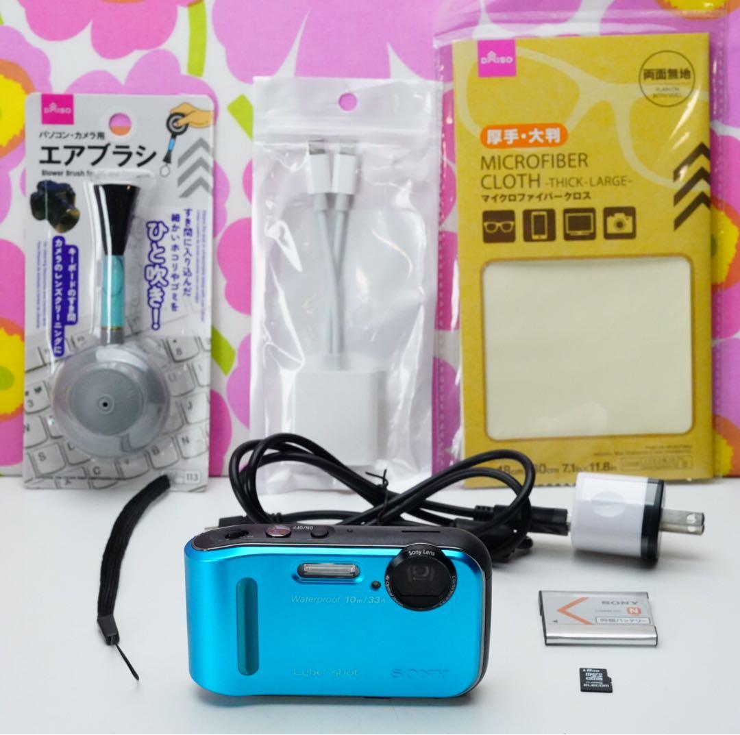 スマホに写真転送OK❤️防水カメラ❤️ビーチ.スキー.スノボー ソニーTF-1