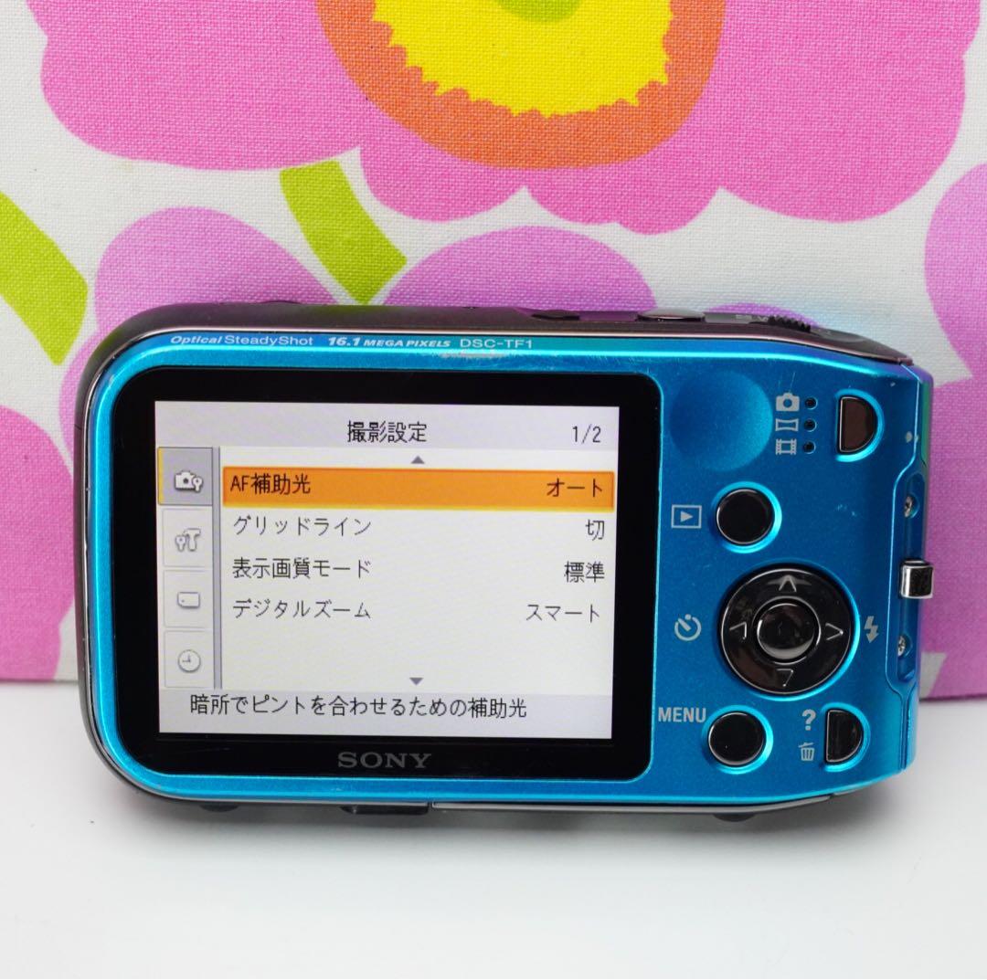 スマホに写真転送OK❤️防水カメラ❤️ビーチ.スキー.スノボー ソニーTF-1