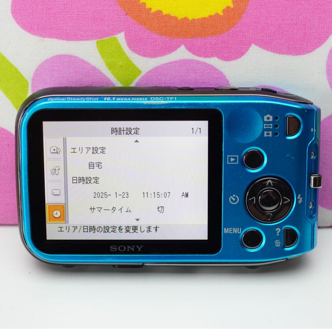 スマホに写真転送OK❤️防水カメラ❤️ビーチ.スキー.スノボー ソニーTF-1