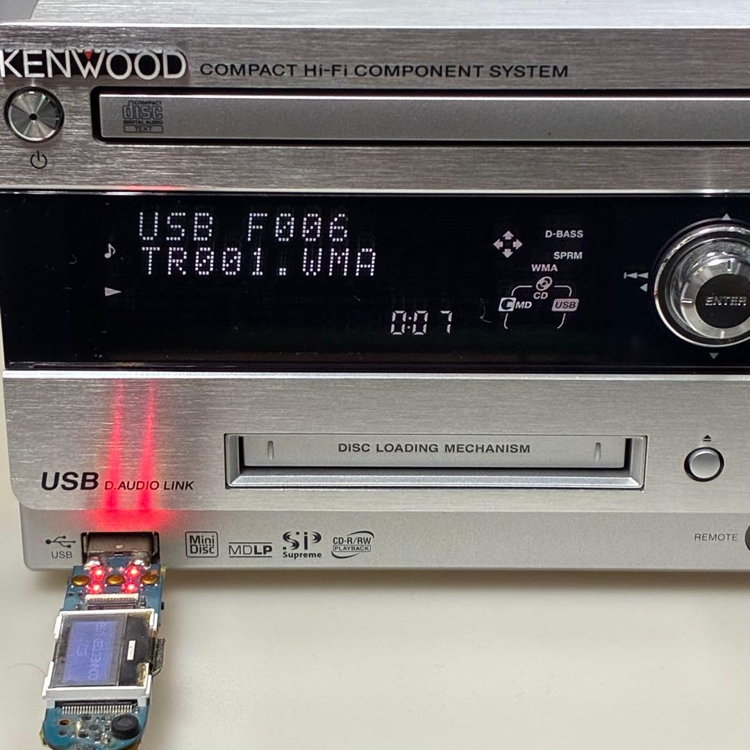 KENWOOD コンパクトHI-FIコンポーネントシステム 　RD-UDA77
