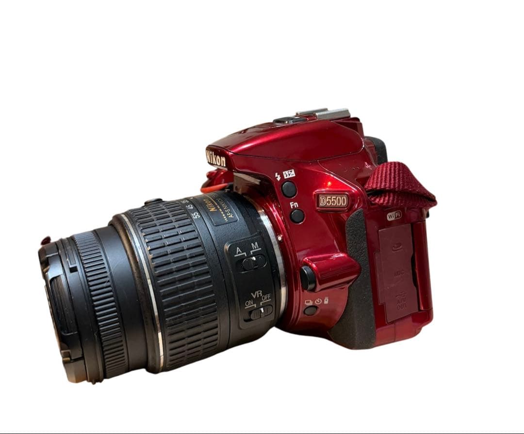 【美品Wi-Fi搭載】Nikon D5500レッドダブルズームセット★スマホ転送