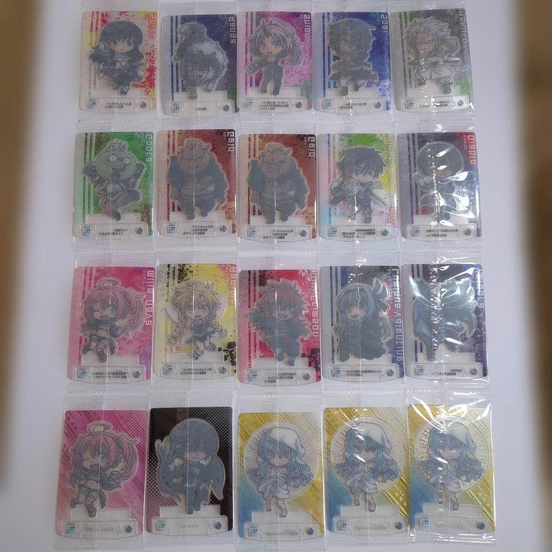 転スラ　ショコラクト　スタンドアート　20枚セット　レア5枚　ミリム　ラファエル
