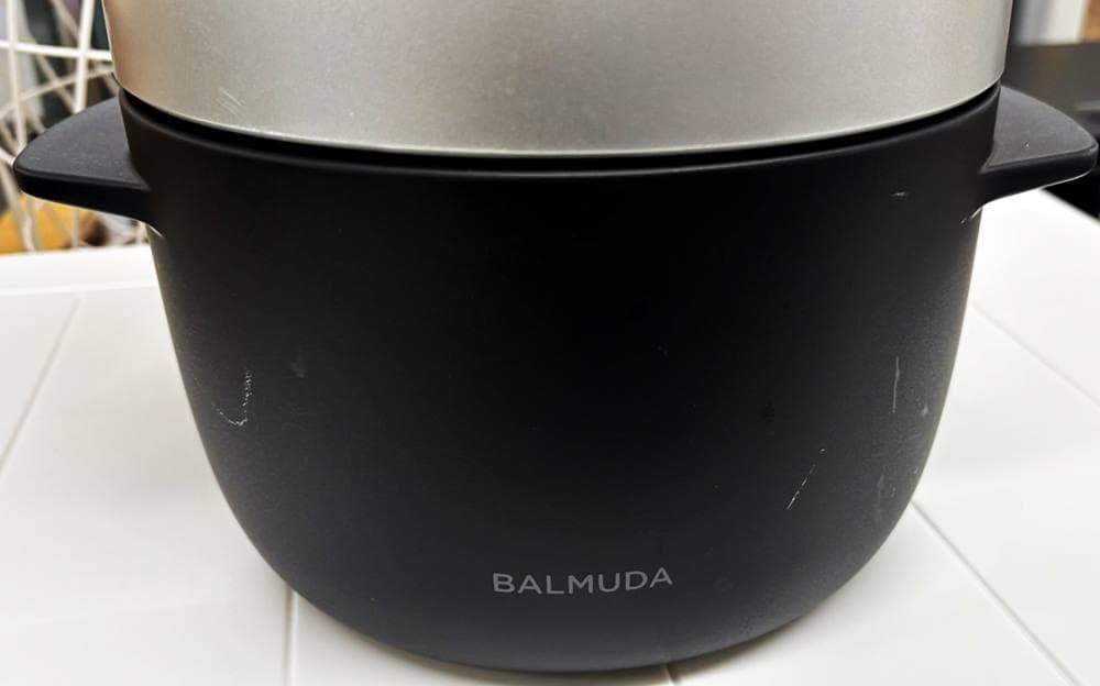 BALMUDA K03A-BK 3合炊き炊飯器 【L004】