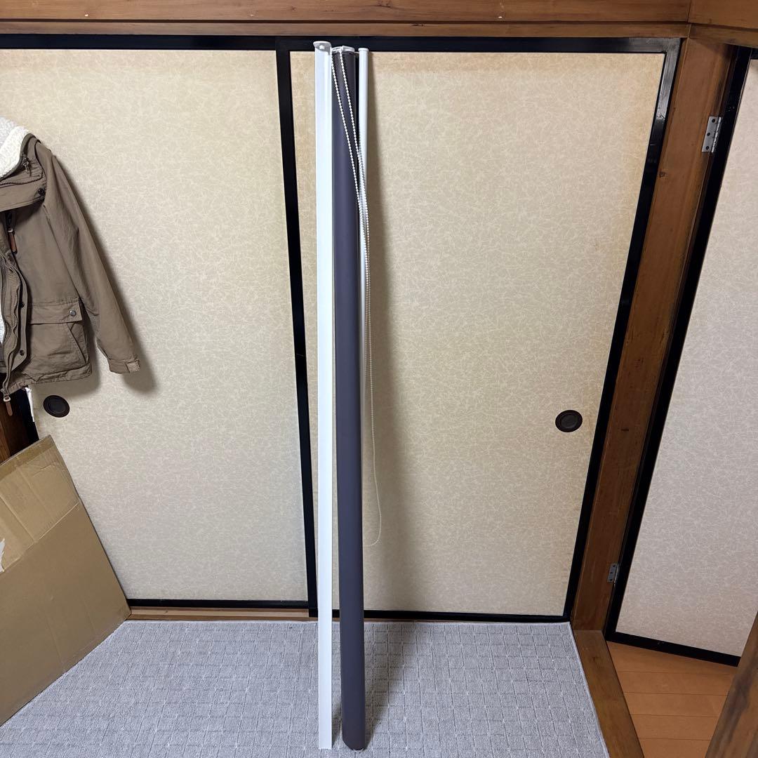 ロールカーテン 遮光カーテン カーテンロール ロールスクリーン 遮光 ブラウン②