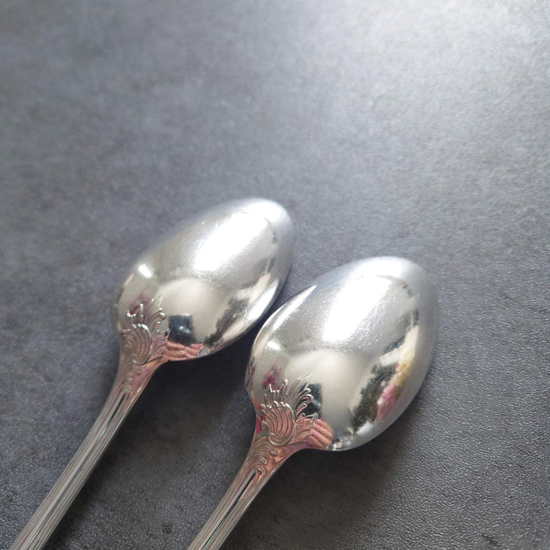 希少 クリストフル マルリー デザートスプーン 2点