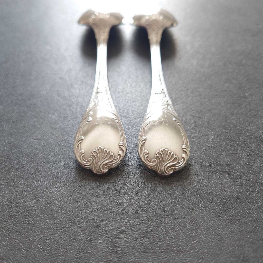 希少 クリストフル マルリー デザートスプーン 2点