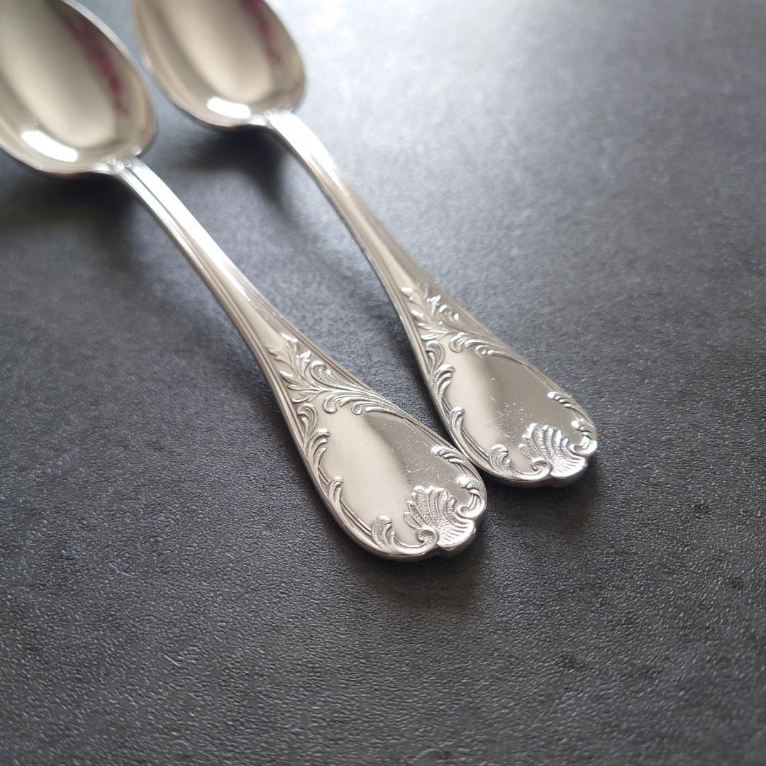 希少 クリストフル マルリー デザートスプーン 2点