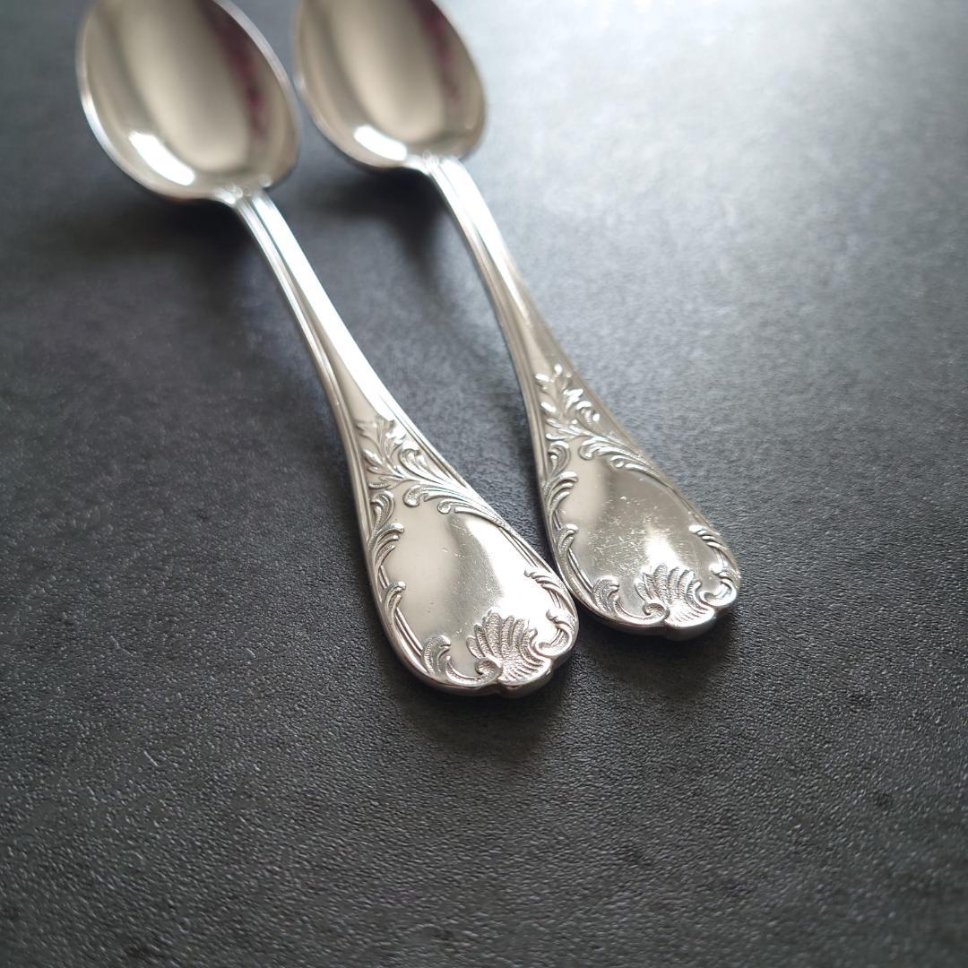 希少 クリストフル マルリー デザートスプーン 2点