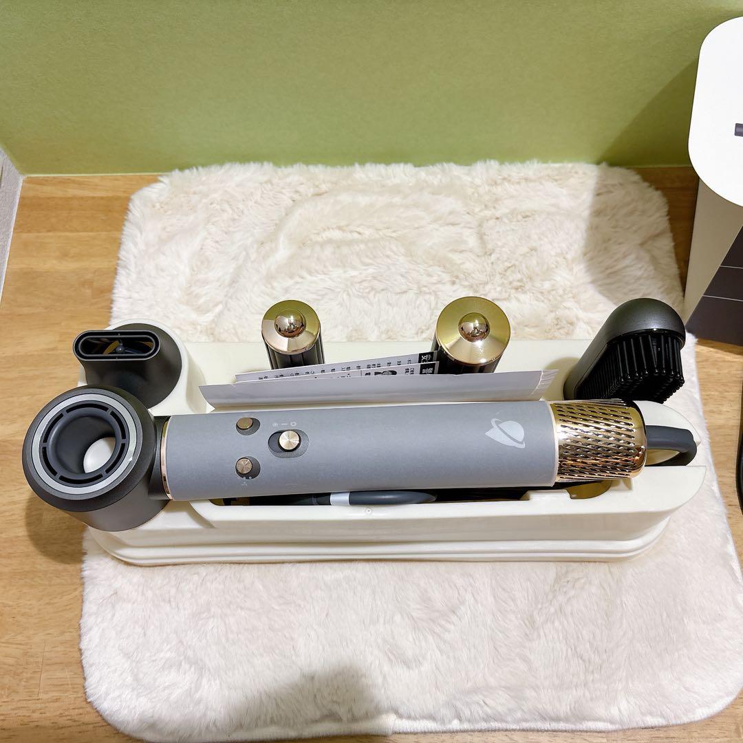 くるくるドライヤー 多機能ドライヤー カールドライヤー 収納ボックス付き 大風量