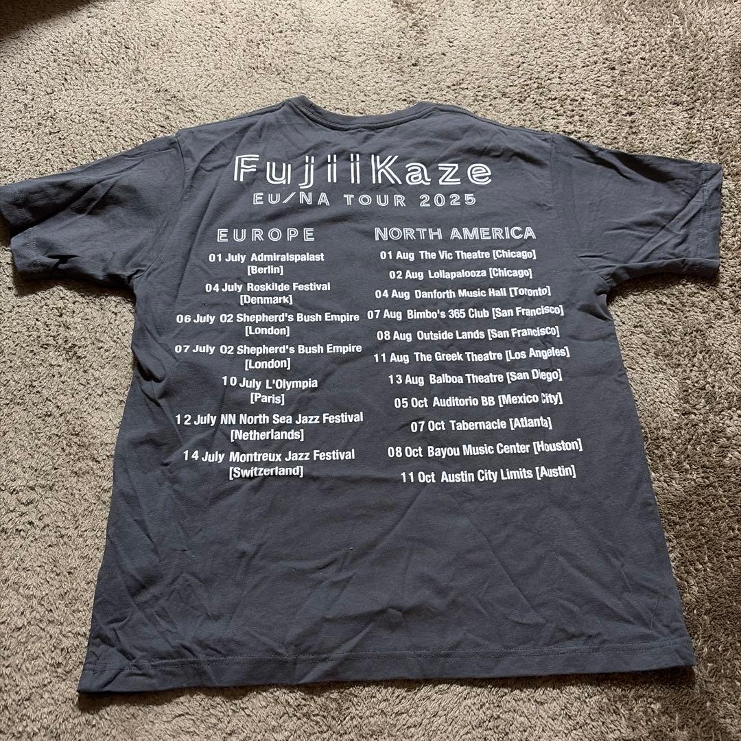 藤井風　ドリンクTシャツ　Lサイズ（公式サイトで購入） 未着用