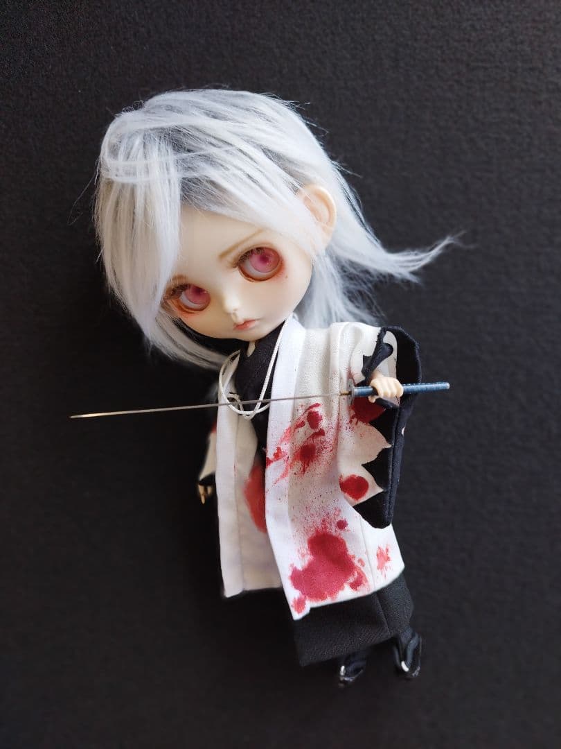 確認用　アイシードール　男の子　着物　ハロウィン　新撰組　新選組　ブライス