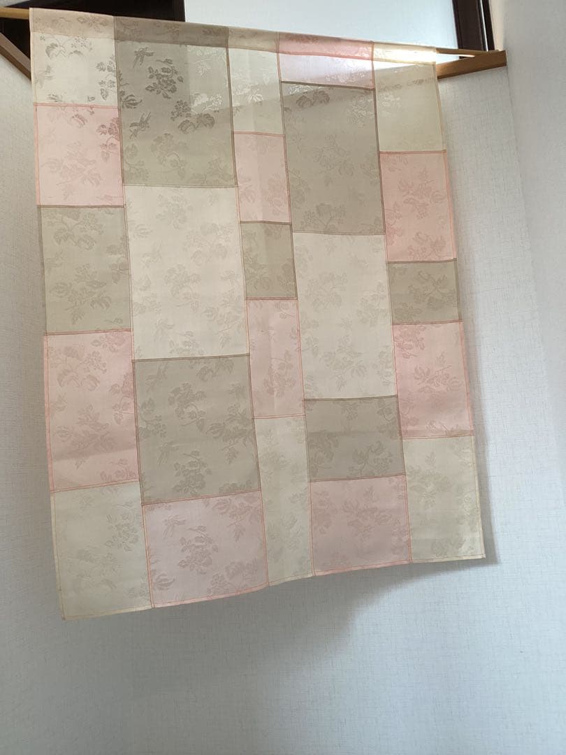 ポジャギ　韓国パッチワーク　カーテン　のれん　ハンドメイド