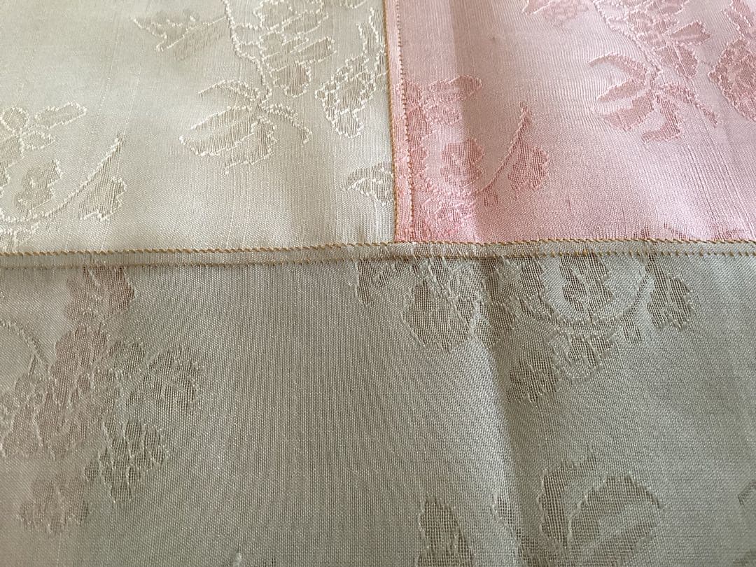 ポジャギ　韓国パッチワーク　カーテン　のれん　ハンドメイド