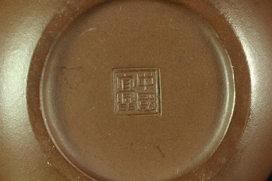 中国美術 煎茶 紫泥 茶器 急須 在印(K-YC690)