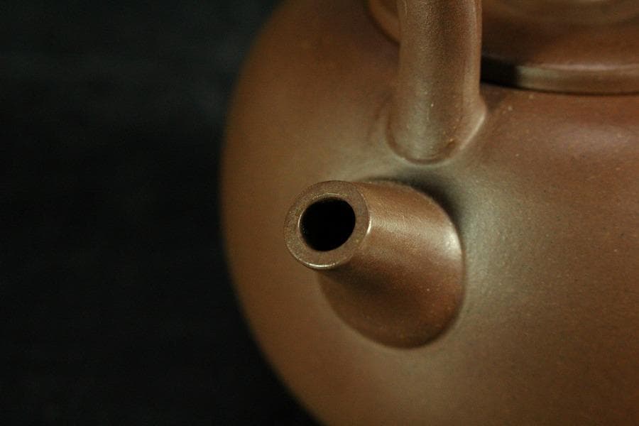 中国美術 煎茶 紫泥 茶器 急須 在印(K-YC690)