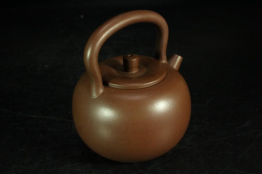 中国美術 煎茶 紫泥 茶器 急須 在印(K-YC690)