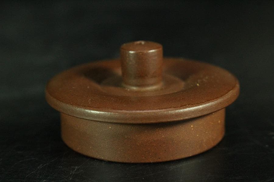 中国美術 煎茶 紫泥 茶器 急須 在印(K-YC690)