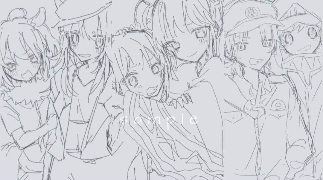 簡易等身イラストオーダー