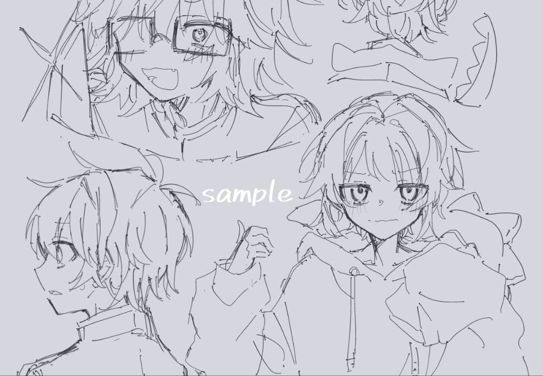 簡易等身イラストオーダー