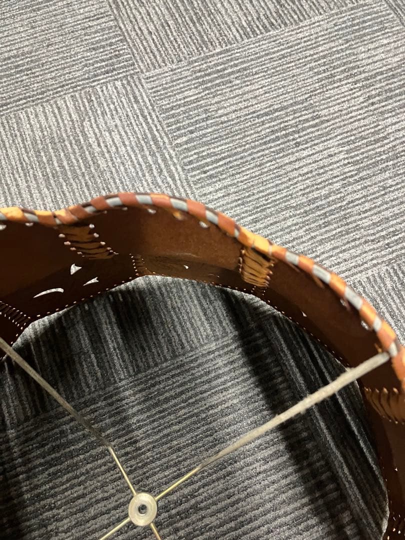 アンティークなフロアランプ　172cm カービング