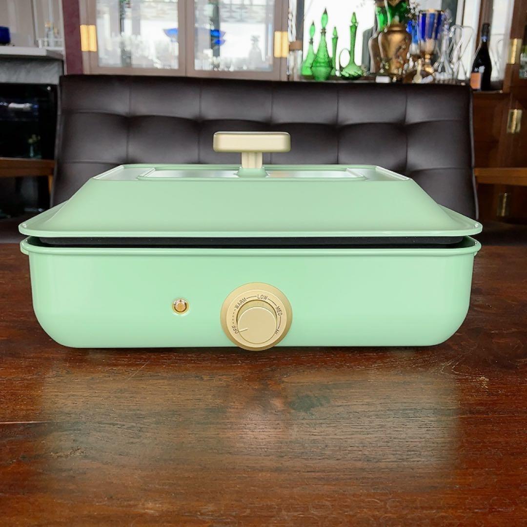 SOLEMODE ホットプレート WL-G107 グリーン プレート3種