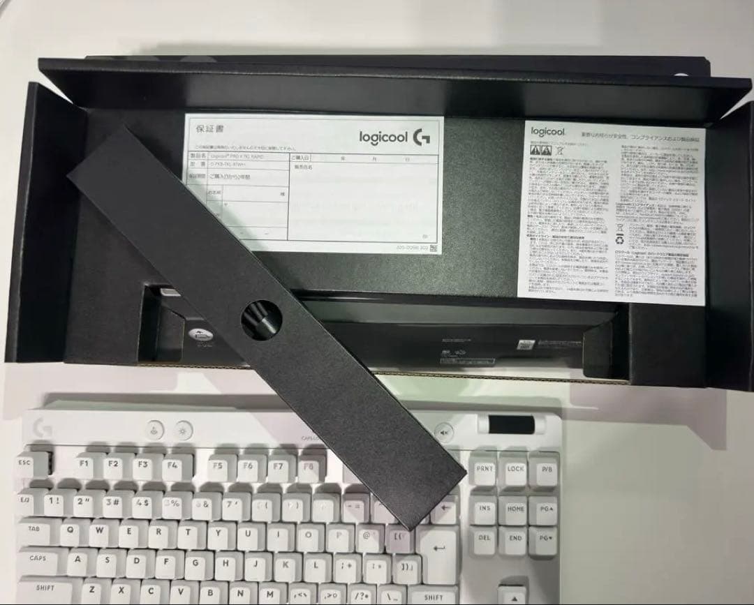 Logicool G PRO X TKL RAPID ホワイトキーボード