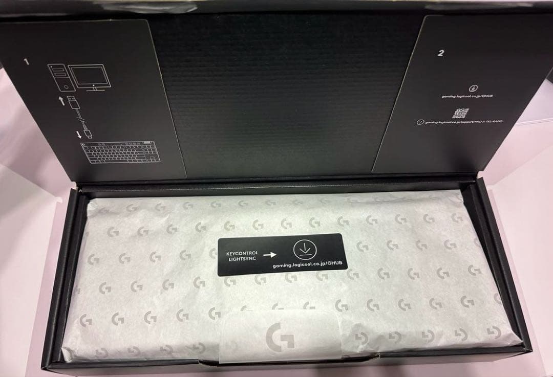 Logicool G PRO X TKL RAPID ホワイトキーボード