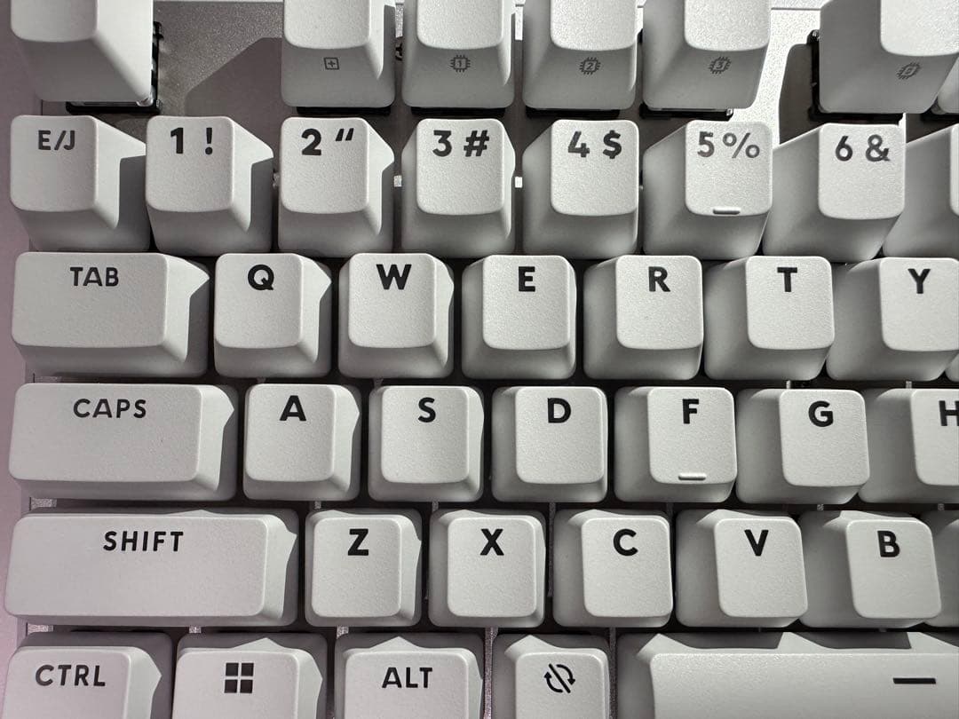 Logicool G PRO X TKL RAPID ホワイトキーボード