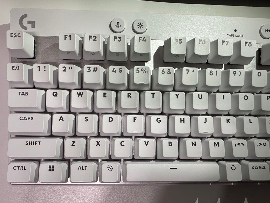 Logicool G PRO X TKL RAPID ホワイトキーボード