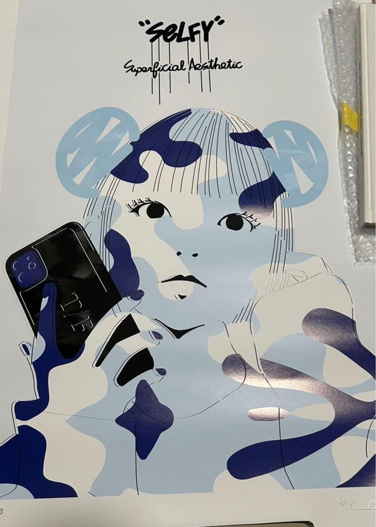 山口真人 サイン シリアルナンバー入りアートポスター　画集　ステッカー　セット