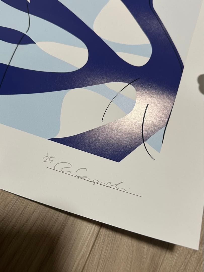 山口真人 サイン シリアルナンバー入りアートポスター　画集　ステッカー　セット