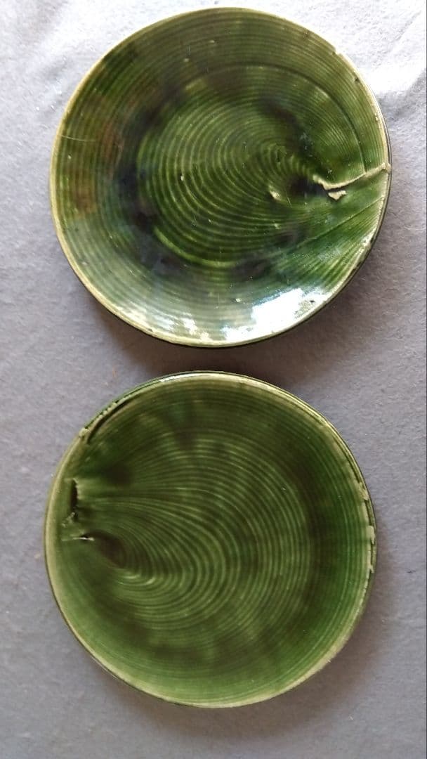 美濃焼の名工　大嶋久興　【子の日窯】　織部　希少美品　中皿　5枚セット