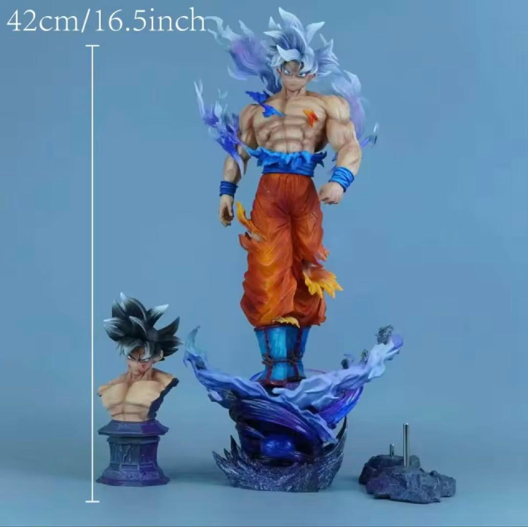 ドラゴンボール 身勝手の極意 孫悟空 42㎝大型　フィギュア 海外品