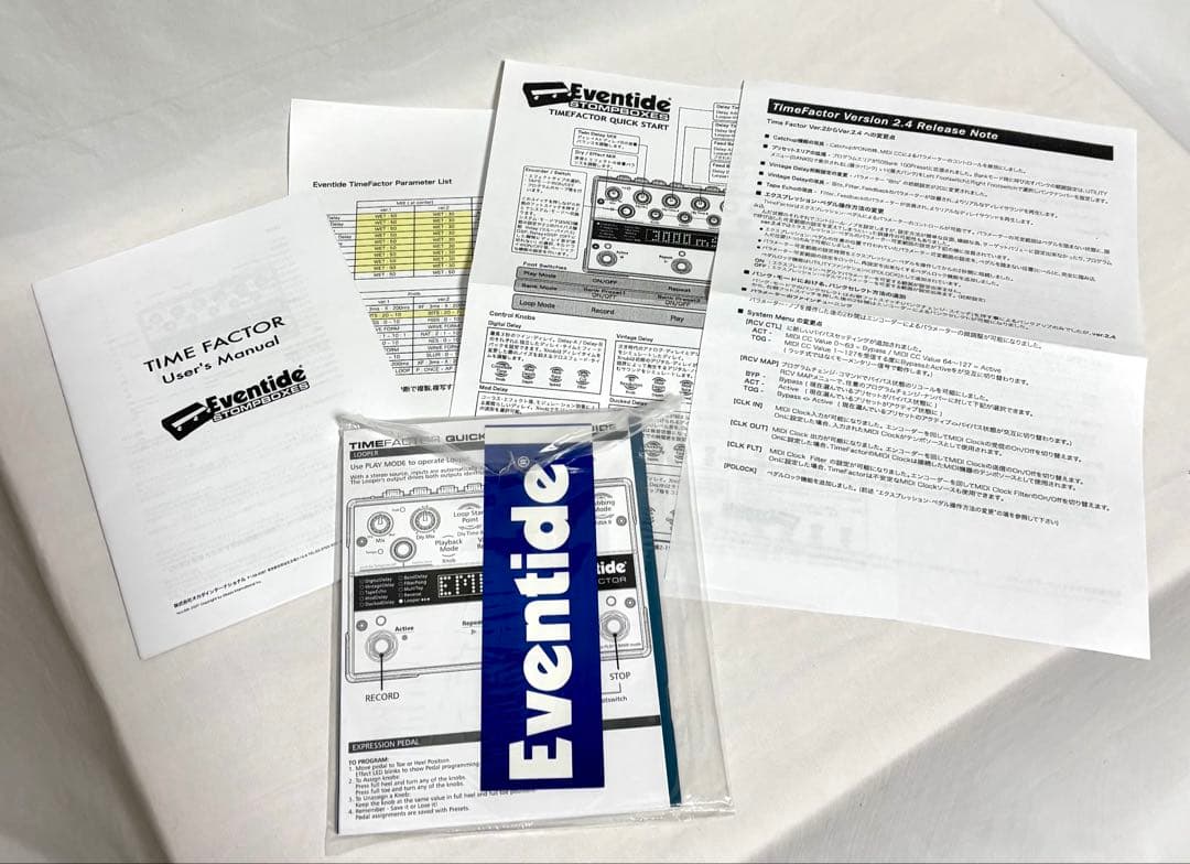 【動作確認済】Eventide エフェクター TIME FACTOR ディレイ