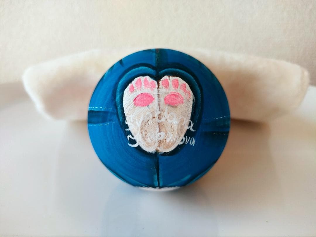 【KV008】10cm級 おきあがりこぼし カバノヴァ　うさぎ