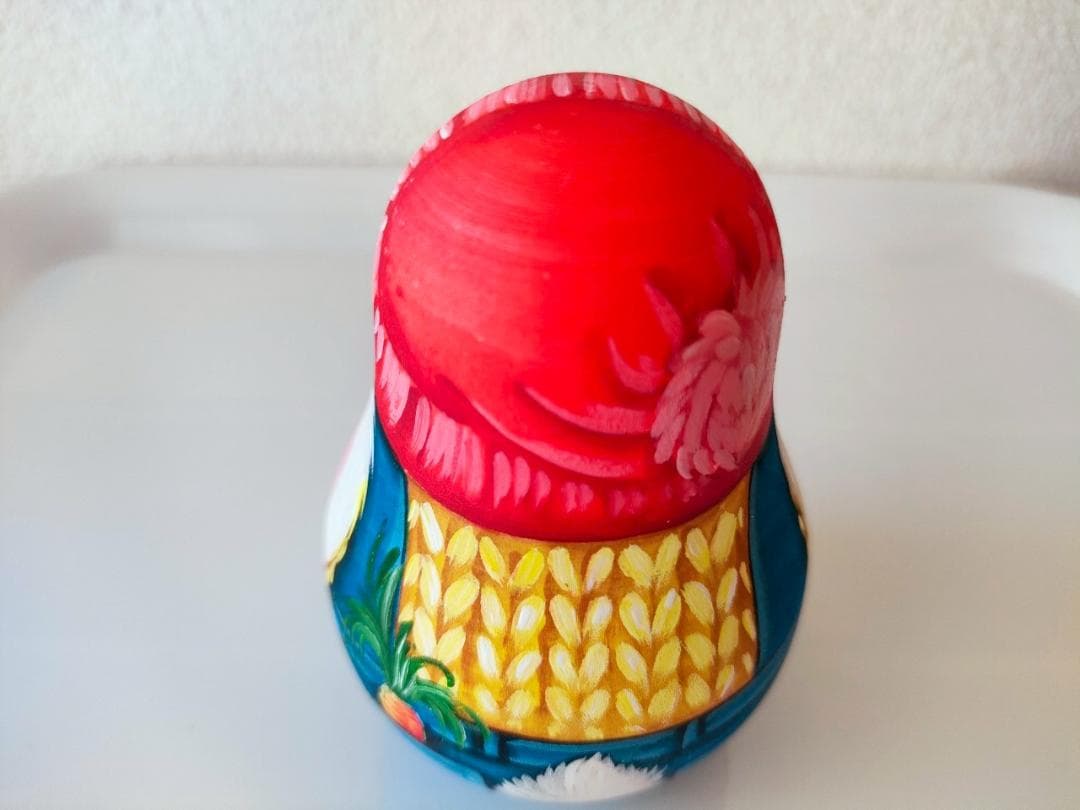 【KV008】10cm級 おきあがりこぼし カバノヴァ　うさぎ