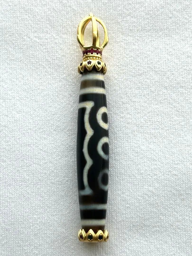 天然石天珠ペンダント