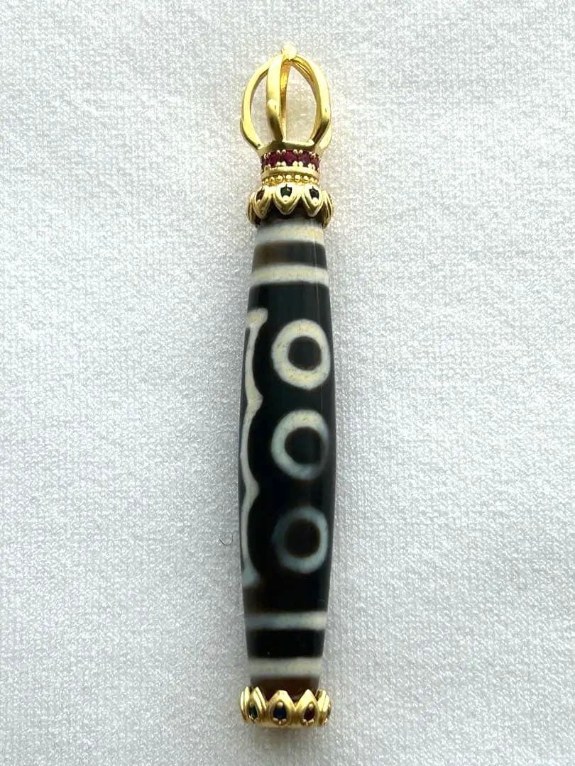 天然石天珠ペンダント