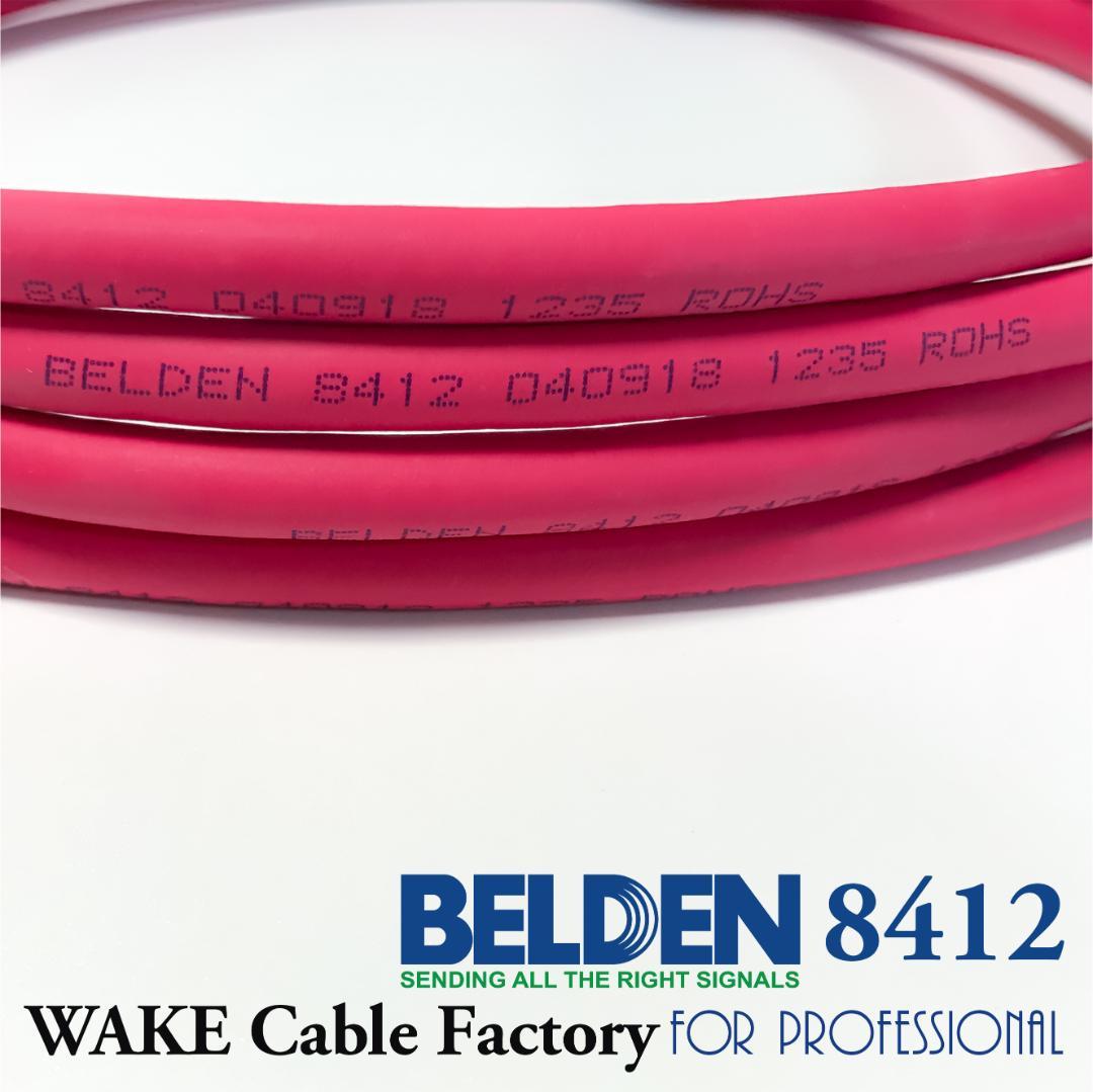 超プレミアムRED！★BELDEN8412★RCAケーブル2mペア