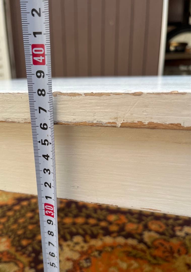 センターテーブル ローテーブル 座卓 ホワイト 白 インテリア 昭和レトロ